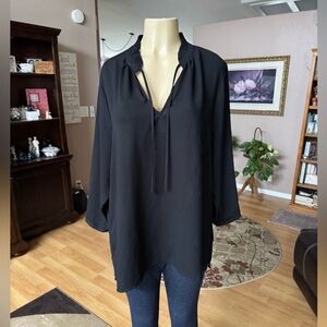 Elegant Black Women's Top